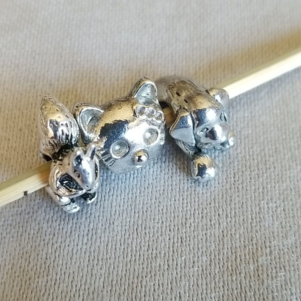 CAT KITTEN DOG & SQUIRREL Bracelet beads